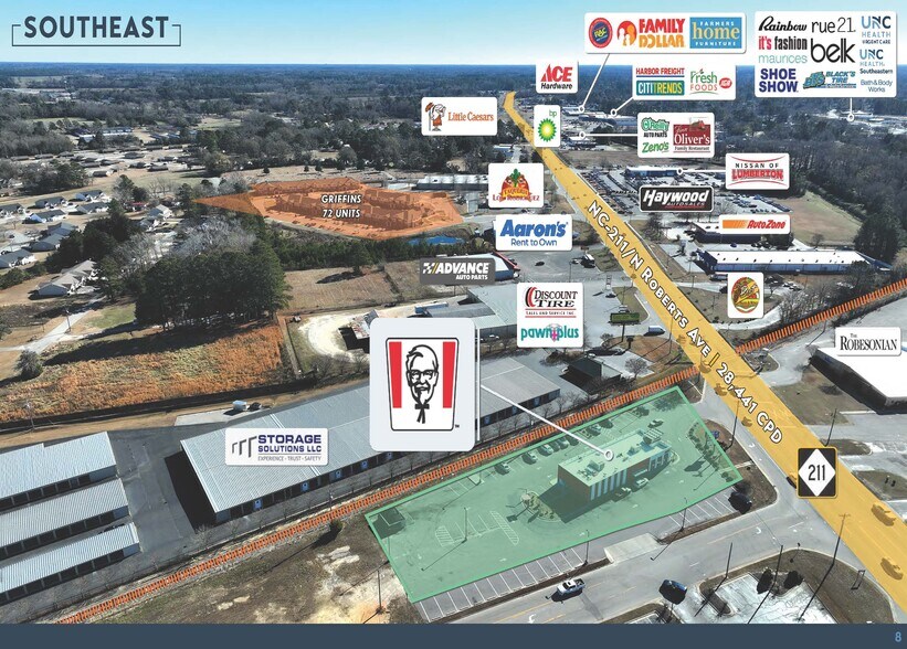 More Photos Of 2000 N Roberts Ave, Lumberton Fast Food For Sale