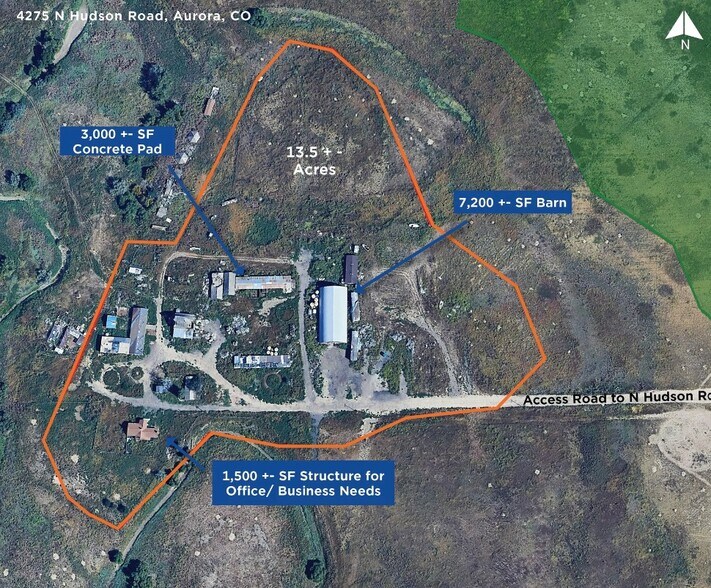 Primary Photo Of 4275 Hudson Rd, Watkins Land For Lease