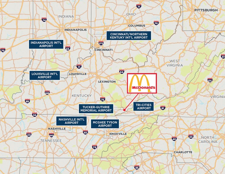 More Photos Of 2501 S Us Highway 421, Harlan Fast Food For Sale