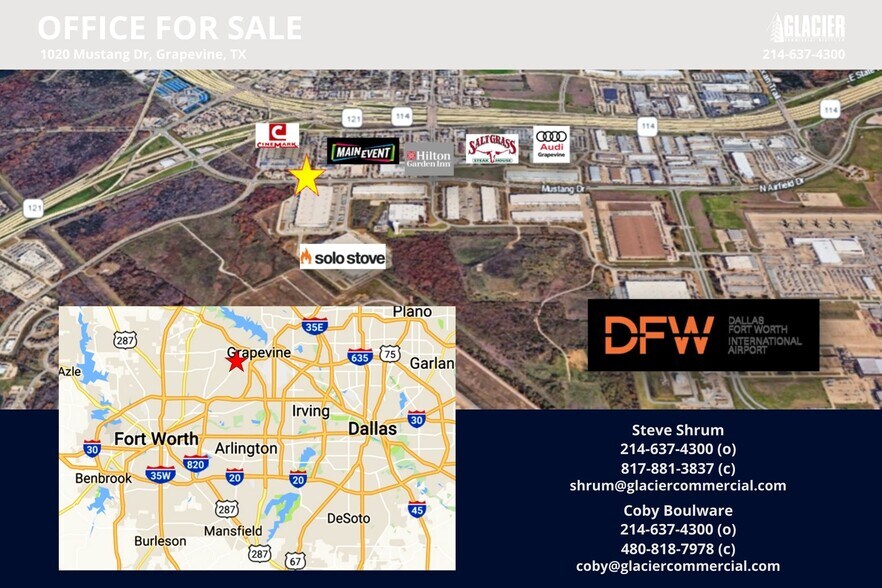 More Photos Of 1020 Mustang Dr, Grapevine Office For Sale