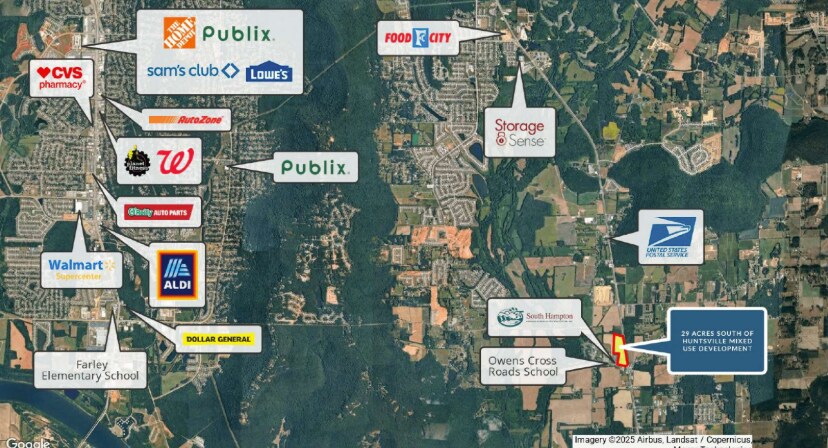 More Photos Of 8888 Alabama 1, Owens Cross Roads Land For Sale