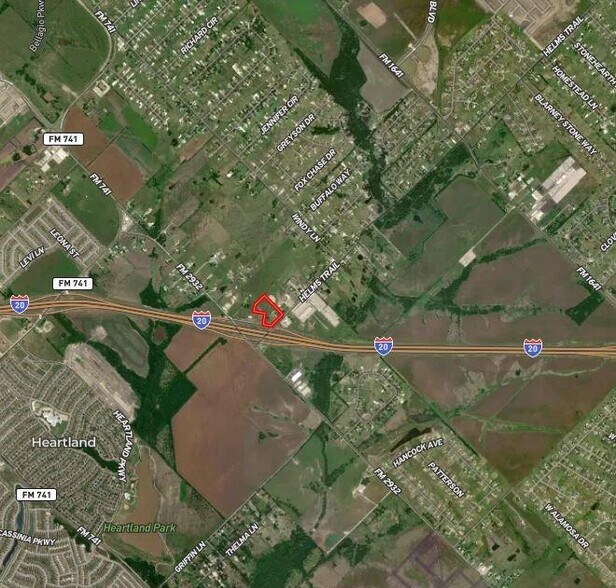 More Photos Of 6.82 AC I-20 Service & Helms Trail, Forney Land For Sale