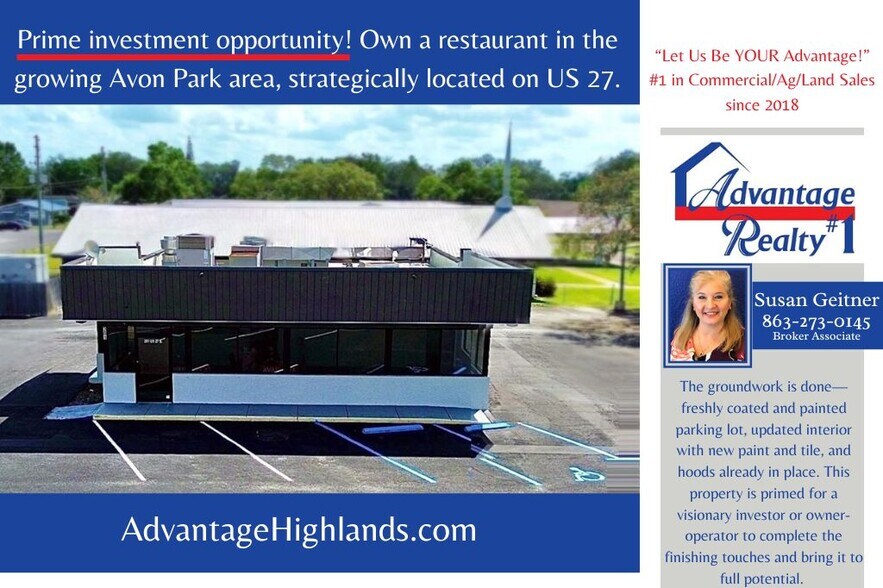 More Photos Of 201 Us Highway 27 N, Avon Park Fast Food For Sale