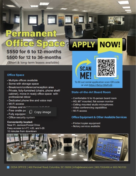 More Photos Of 400 Percival Rd, Columbia Office For Lease