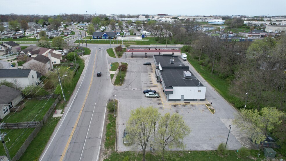 Primary Photo Of 5252 W Troy Ave, Indianapolis Service Station For Sale