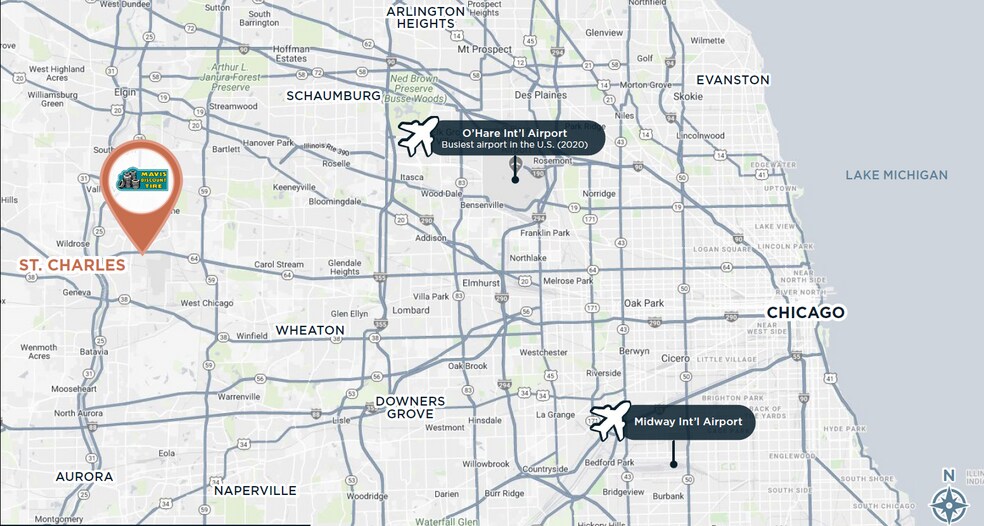 More Photos Of 3845 E Main St, St Charles Auto Repair For Sale