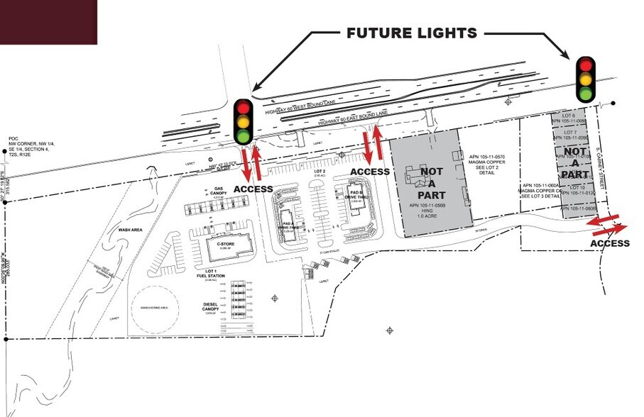 More Photos Of Mesquite Rd & US-60, Superior Land For Lease
