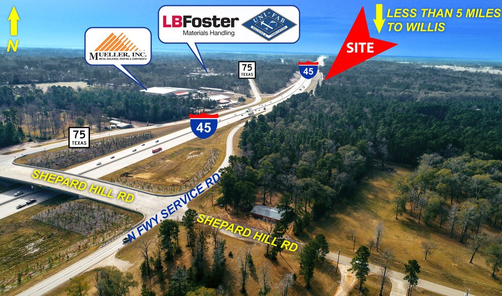 More Photos Of 15201 N Interstate 45, Willis Land For Sale