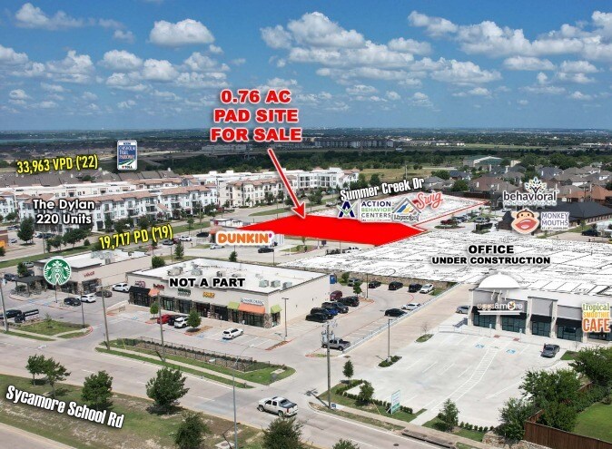 More Photos Of NEQ of Summer Creek Dr & Sycamore School Rd, Fort Worth Land For Lease