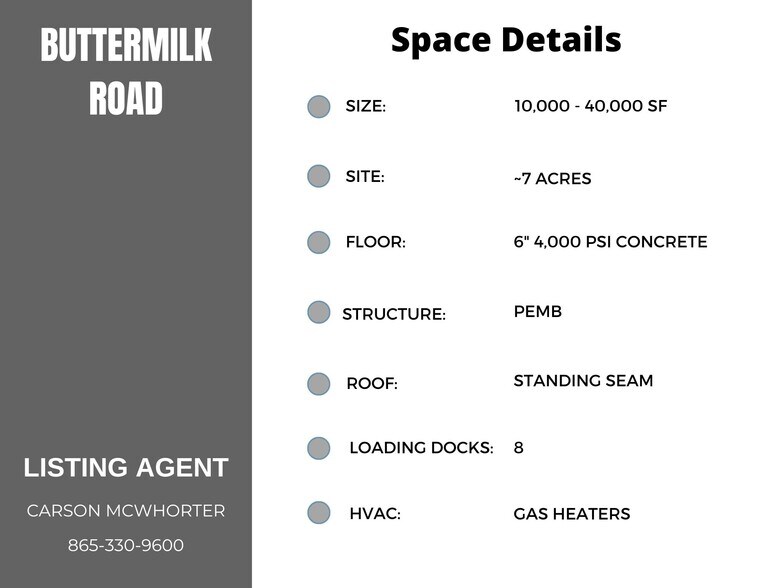 More Photos Of Buttermilk Rd, Lenoir City Distribution For Lease