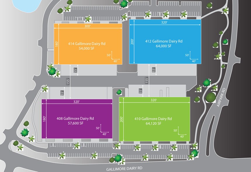 More Photos Of 408 Gallimore Dairy Rd, Greensboro Unknown For Lease