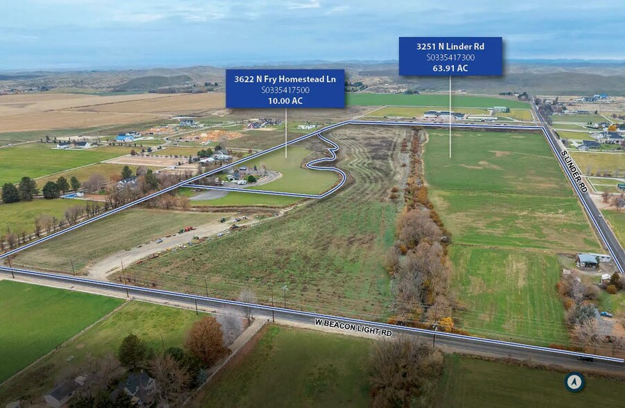 More Photos Of 3251 N Linder Rd & 3622 N Fry Homestead, Eagle Land For Sale