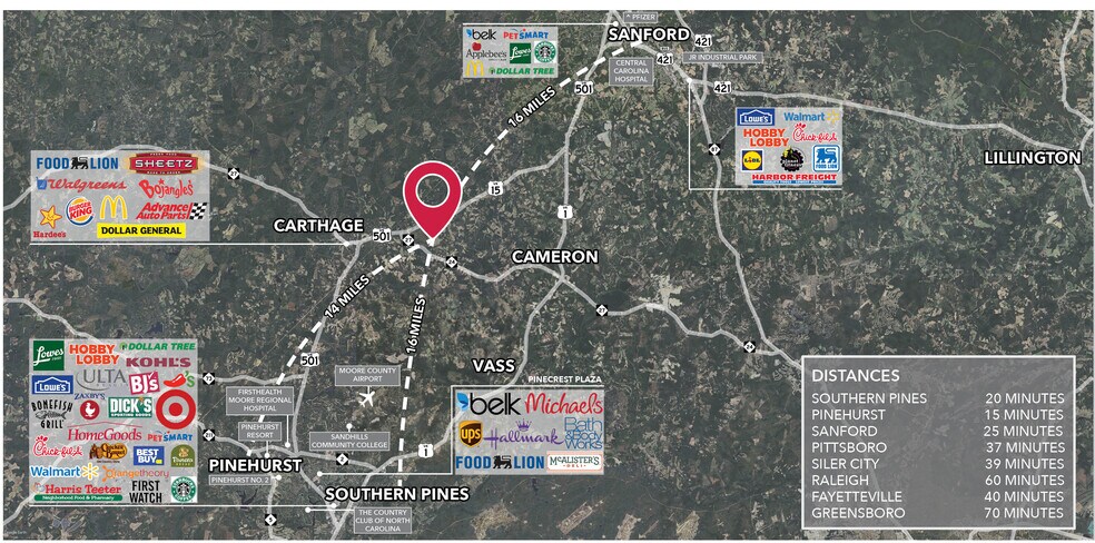 More Photos Of 5410 NC 24-27 Hwy, Carthage Land For Sale