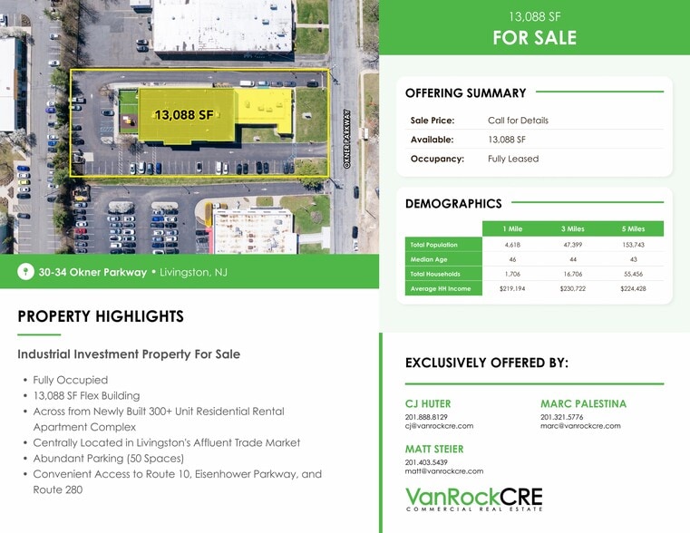 More Photos Of 30-34 Okner Pky, Livingston Showroom For Sale