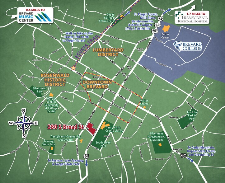 More Photos Of 280 S Broad St, Brevard Land For Sale