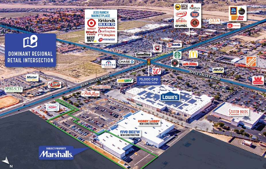 More Photos Of 19390 Bear Valley Rd, Apple Valley Freestanding For Sale