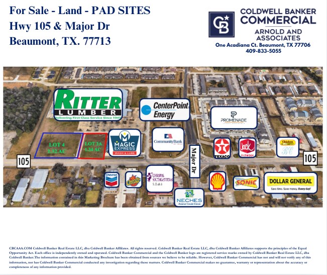 More Photos Of 7414 TX 105, Beaumont Land For Sale