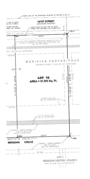 More Photos Of 19200-19228 Meridian Cir, Mokena Land For Sale