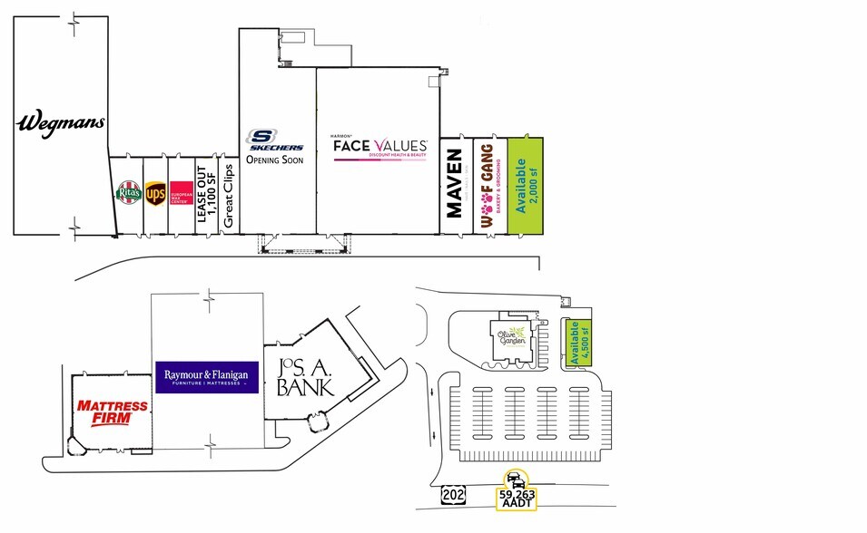 More Photos Of 724 US Highway 202, Bridgewater Unknown For Lease