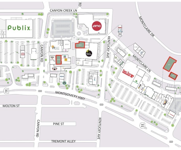 More Photos Of 634-670 Montgomery Hwy, Vestavia Hills Unknown For Lease