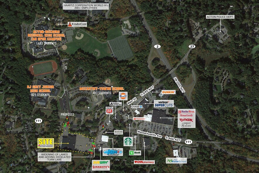 Primary Photo Of 252 Main St, Acton General Retail For Sale