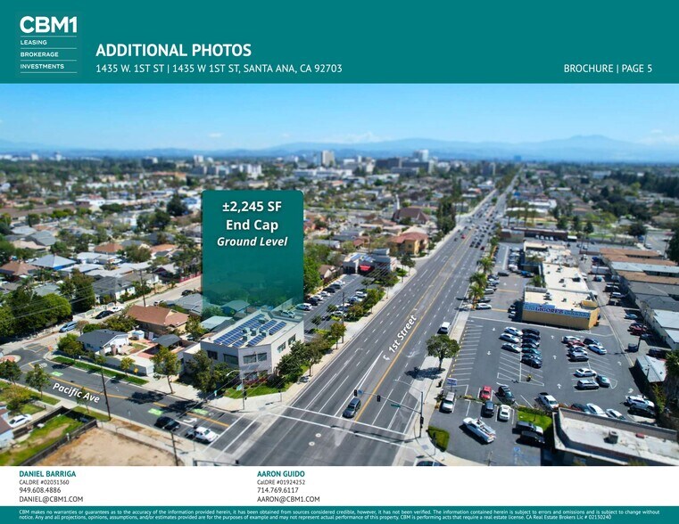 More Photos Of 1435 W 1st St, Santa Ana Storefront Retail Office For Lease