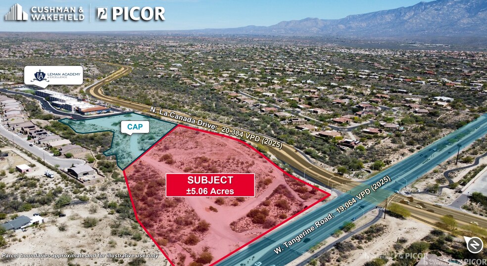 Primary Photo Of NWC Tangerine Rd & La Cañada Dr, Oro Valley Land For Sale