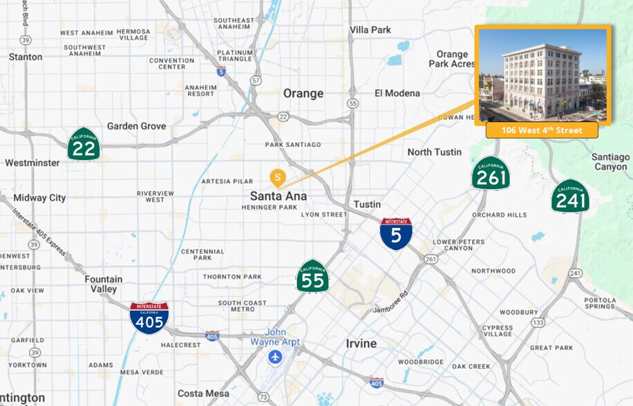 More Photos Of 106 W 4th St, Santa Ana Office For Sale