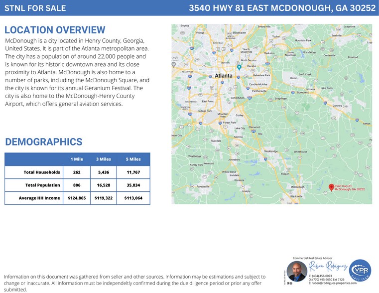 More Photos Of 3540 Highway 81 E, Mcdonough Freestanding For Sale