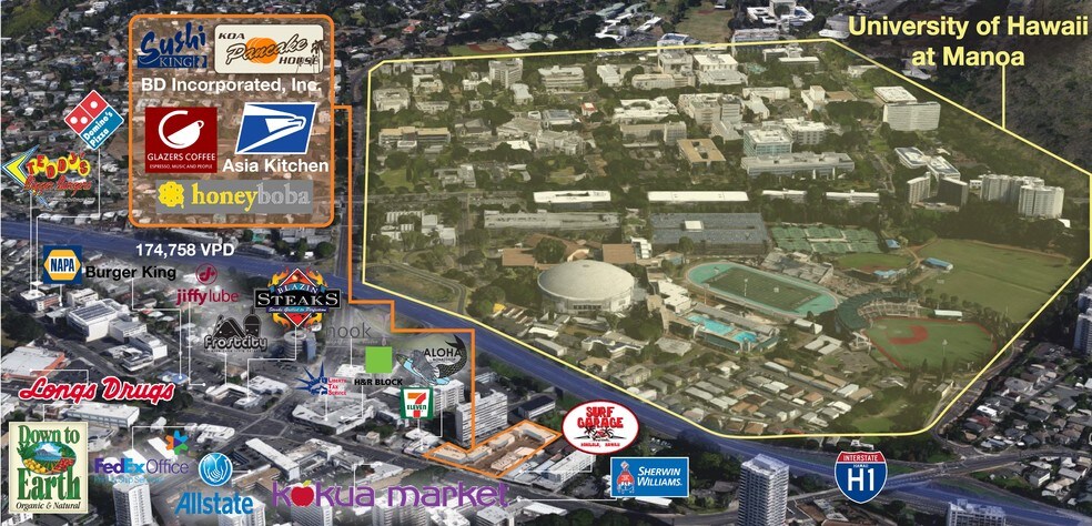 More Photos Of 2700 S King St, Honolulu Unknown For Lease