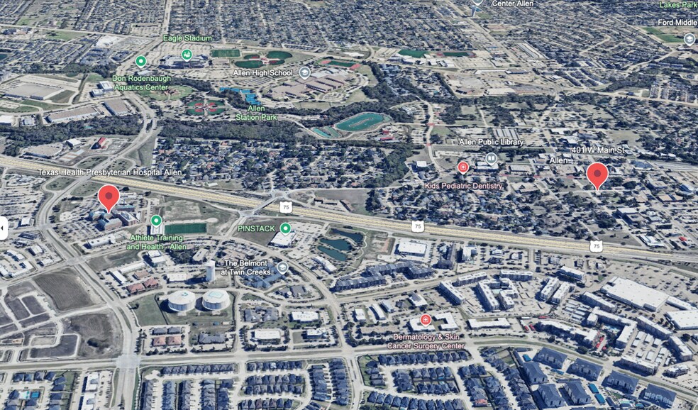 Primary Photo Of 401 W Main St, Allen Medical For Sale