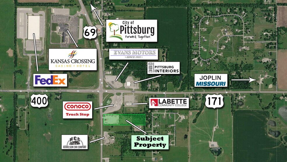 Primary Photo Of 10847 NE Highway 69, Pittsburg Land For Sale