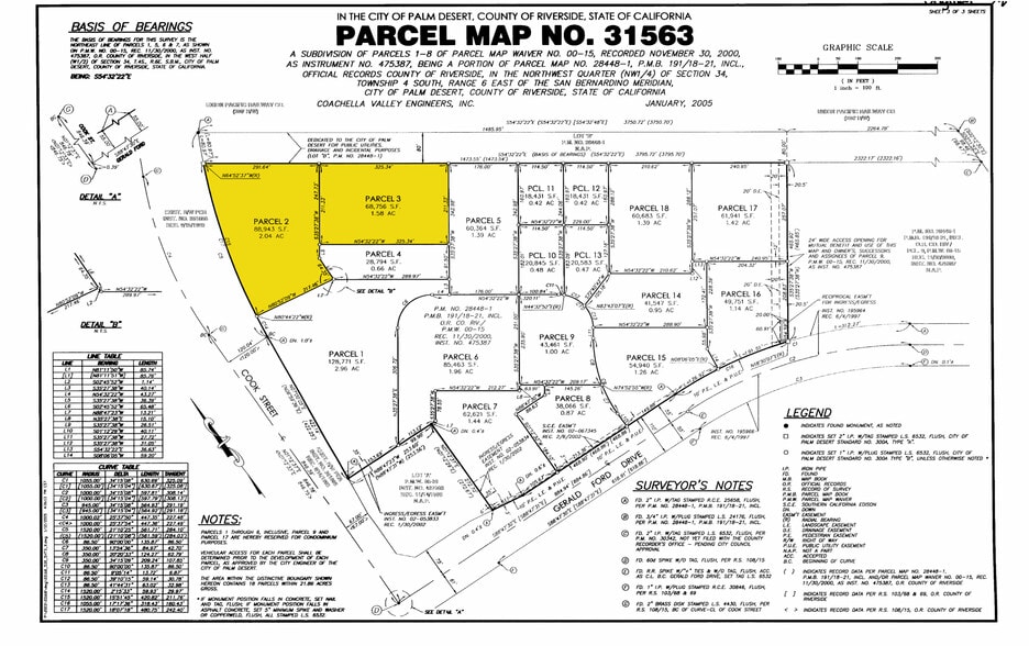 More Photos Of Cook St. & Gerald Ford Dr, Palm Desert Land For Sale