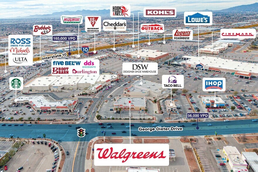 More Photos Of 1329 George Dieter Dr, El Paso Freestanding For Sale