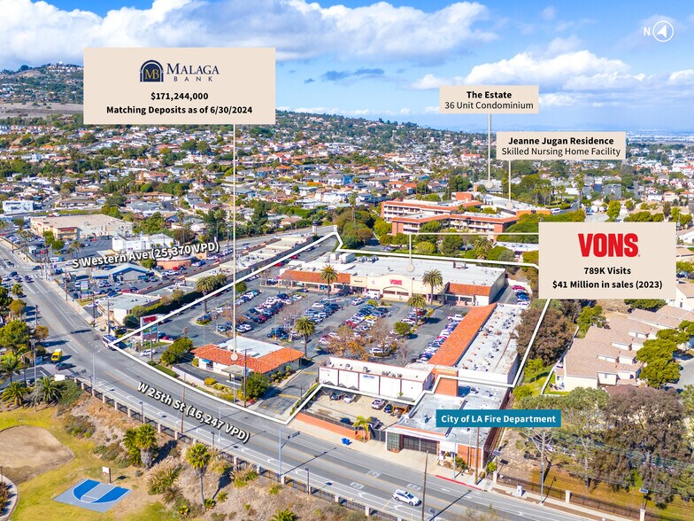 Primary Photo Of 1416-1438 W 25th St, San Pedro General Retail For Sale