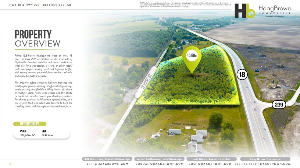 More Photos Of Hwy 18 & 239 hwy, Blytheville Land For Sale