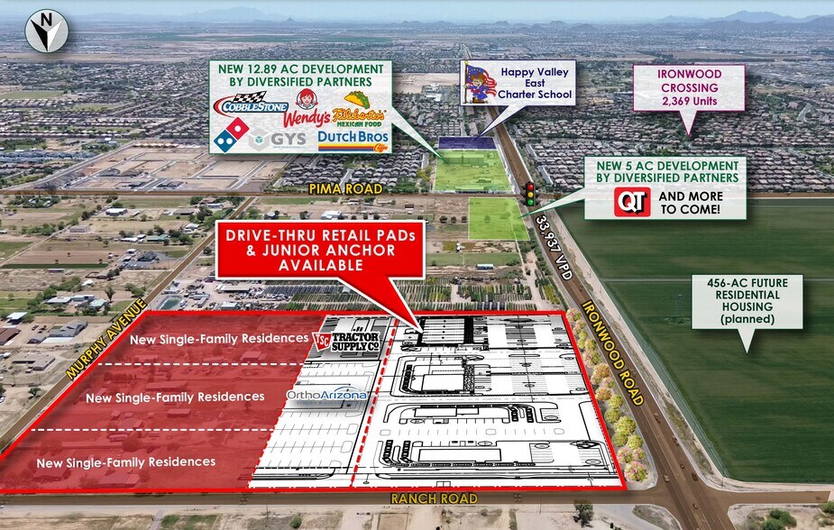 Primary Photo Of SEC Ironwood Rd & Ranch Rd, San Tan Valley General Retail For Lease