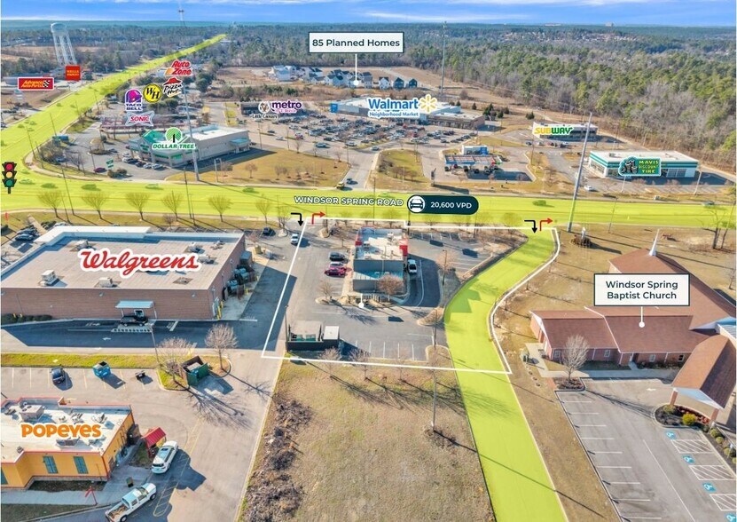 More Photos Of 3696 Windsor Spring Rd, Hephzibah Fast Food For Lease