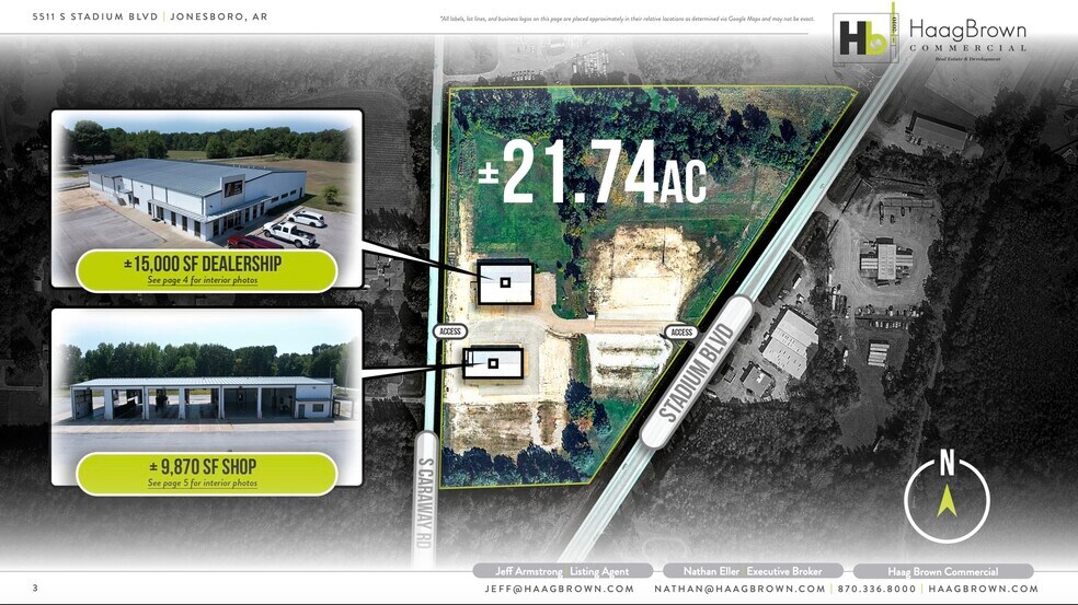 More Photos Of 5511 Stadium Blvd, Jonesboro Showroom For Sale