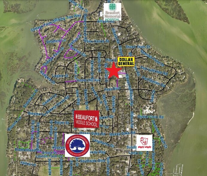 More Photos Of Tbd Firehouse Ln, Beaufort Land For Sale