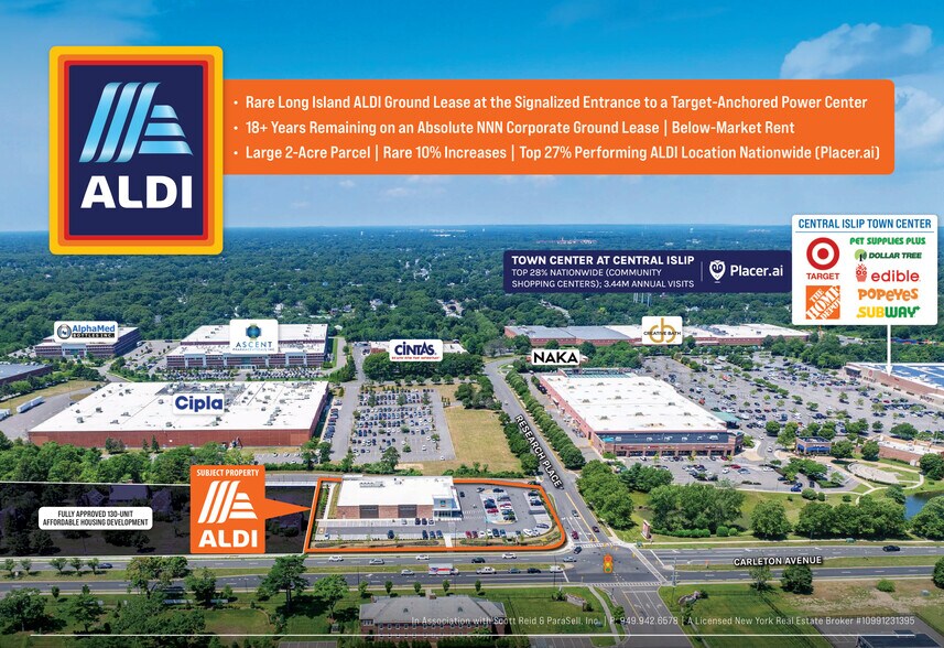 Primary Photo Of 215 Carleton Ave, Central Islip Supermarket For Sale
