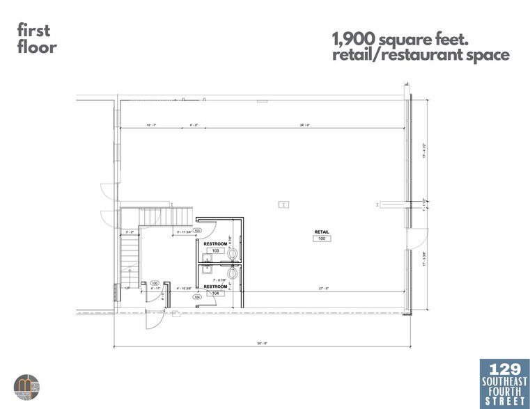 More Photos Of 129 SE 4th St, Evansville Storefront For Lease