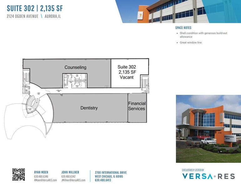 More Photos Of 2124 Ogden Ave, Aurora Medical For Lease