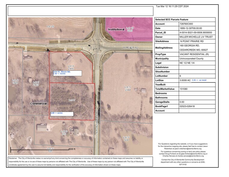 More Photos Of 2416 W Meyer Rd, Wentzville Land For Sale
