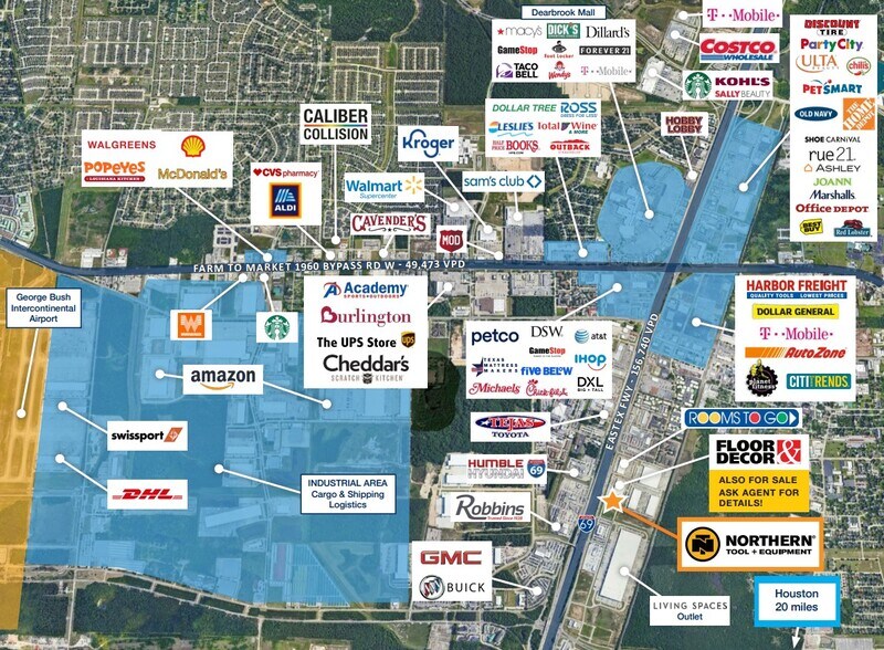 More Photos Of 18780 US-59, Humble Freestanding For Sale