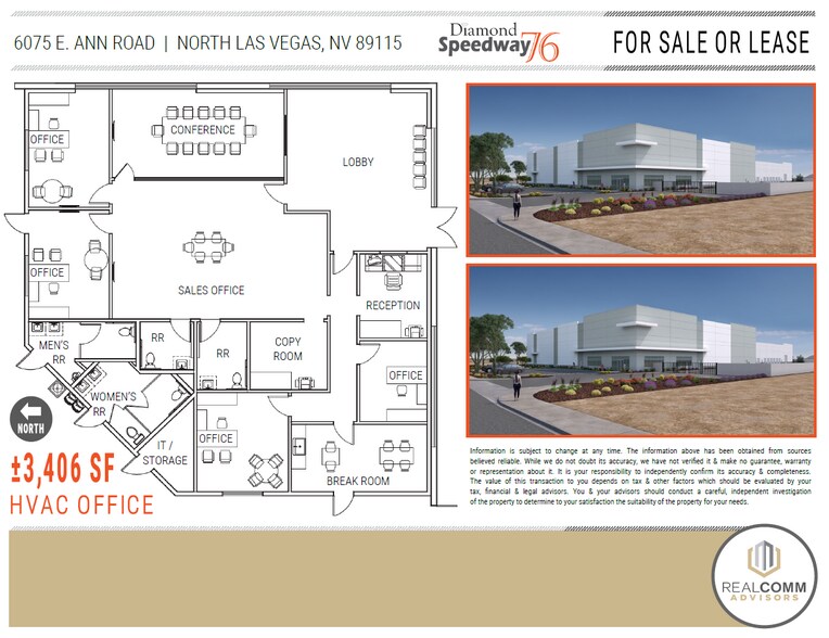 More Photos Of 6075 E Ann Rd, Las Vegas Warehouse For Sale