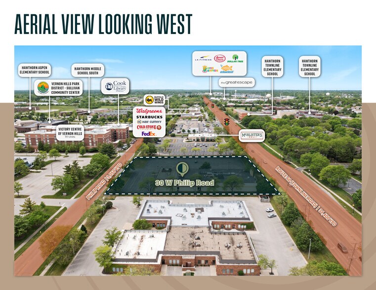 More Photos Of 30 W Phillip Rd, Vernon Hills Freestanding For Sale