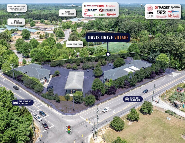 More Photos Of 1001-1015 Davis Dr, Apex Storefront For Sale