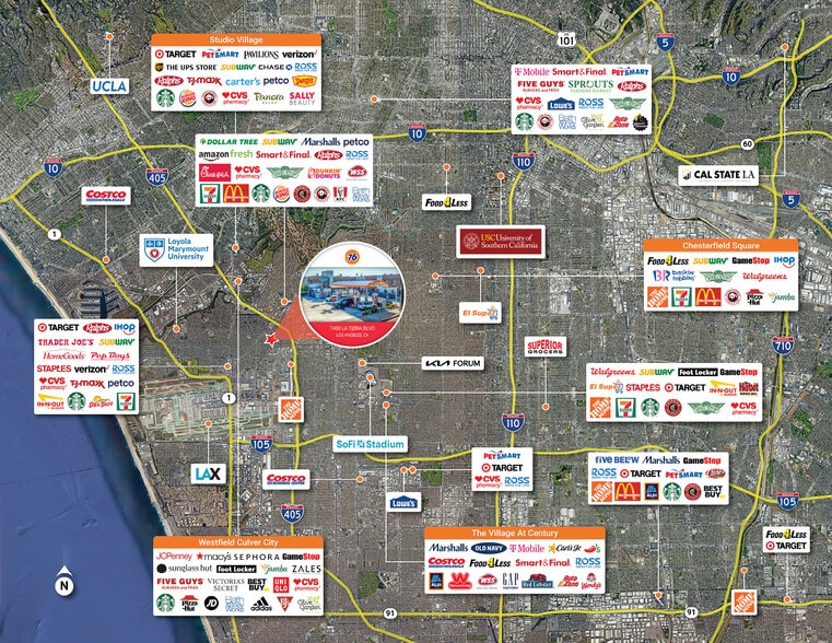 More Photos Of 7400 La Tijera Blvd, Los Angeles Service Station For Sale