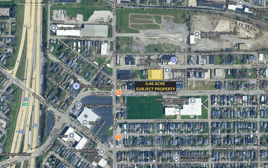 More Photos Of 1351 Deloss St, Indianapolis Manufacturing For Sale